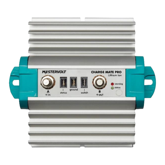 Mastervolt CHARGE MATE PRO LITHIUM 40 User And Installation Manual