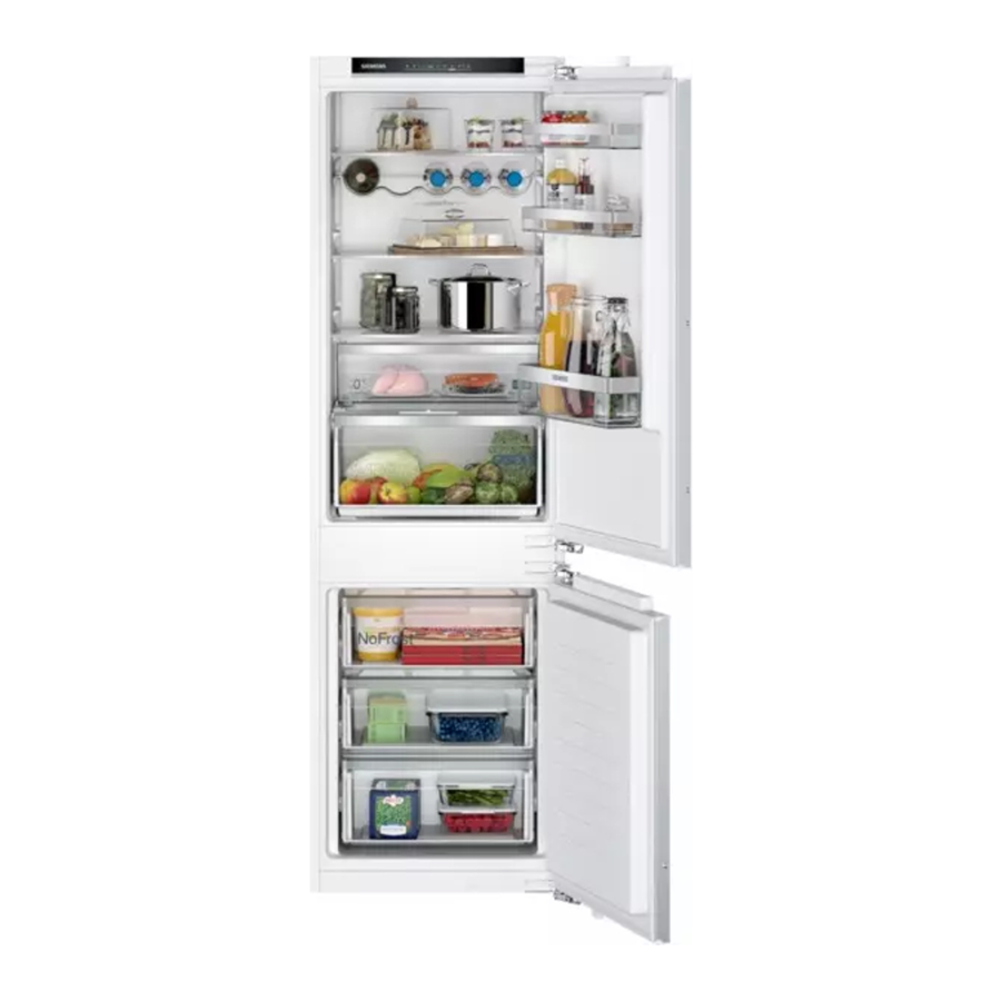 Siemens KI85NH/KI86NH Series - Fridge-Freezer Manual