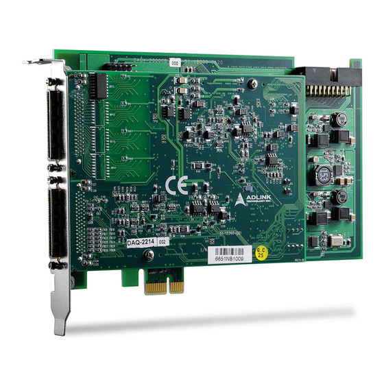 ADLINK Technology DAQ-2213 User Manual