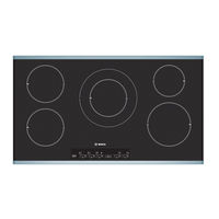BOSCH NIT8653UC - 36in 5 Burner Induction Cooktop Use And Care Manual