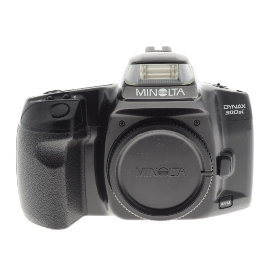 Minolta DYNAX 300si Instruction Manual