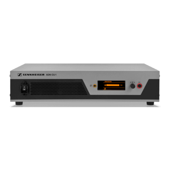 Sennheiser ADN CU1 Instruction Manual