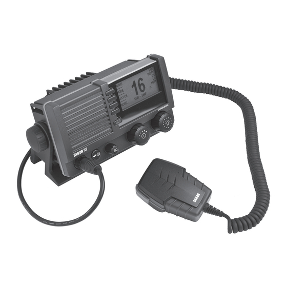 COBHAM SAILOR 6210 VHF User And Installation Manual