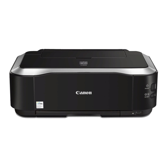 Canon Pixma iP4600 Getting Started