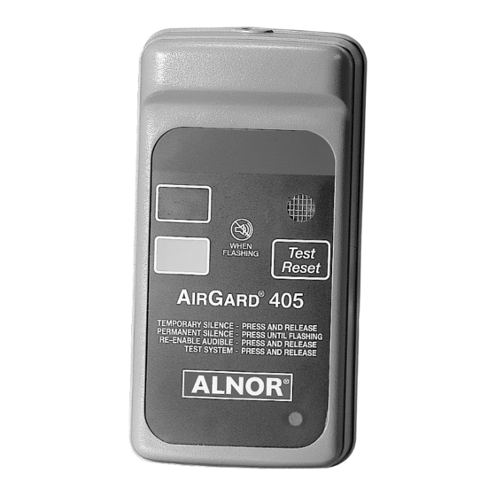 Alnor AirGard 405 Owner's Manual