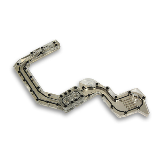 ekwb EK-FB ASUS MAXIMUS III FORMULA Installation And Mounting Manuals