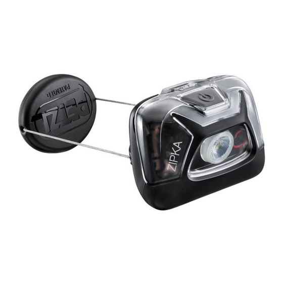 Petzl TIKKA E43P Quick Start Manual
