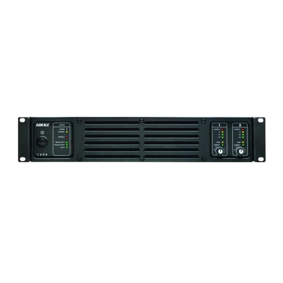 Ashly PE-1200 Specification Sheet