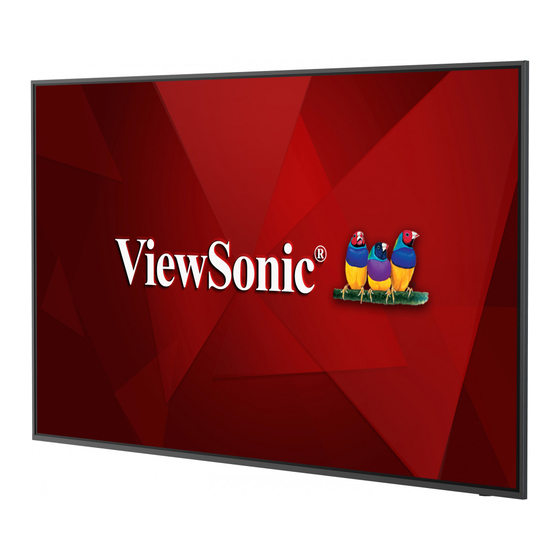 ViewSonic CDE6520-W Manuals