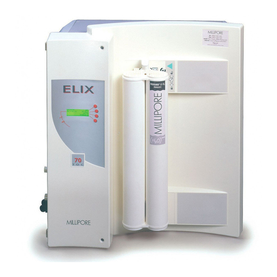 Millipore Elix 35 Clinical User Manual