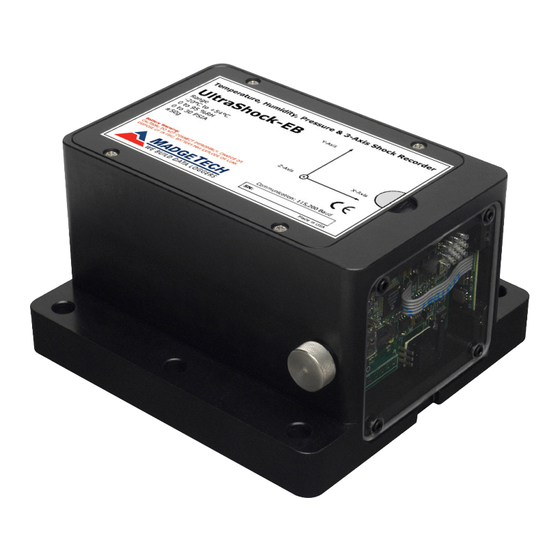 MadgeTech UltraShock-5-EB Product Information Card