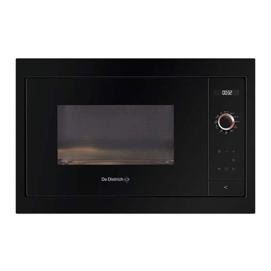 DeDietrich DME7121A User Manual
