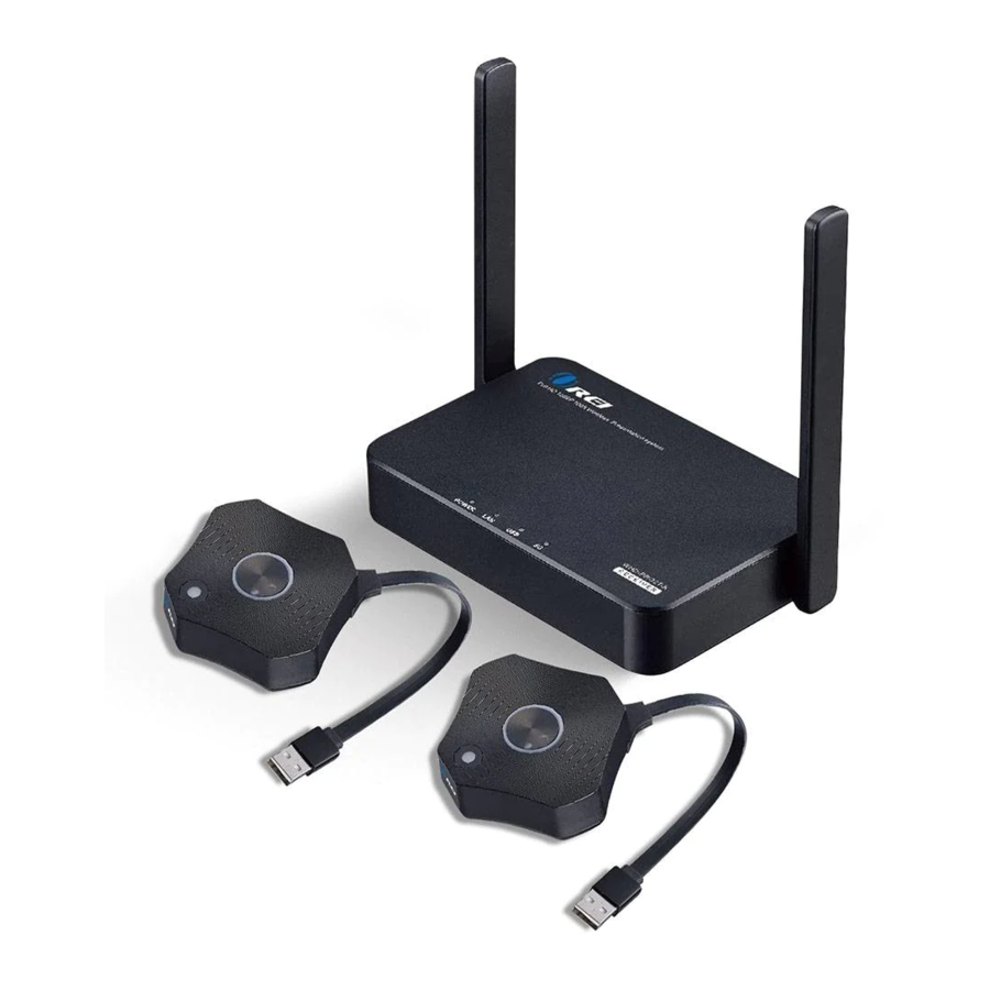 OREI WHD-PRO2T-K - HD Wireless Presentation System Manual