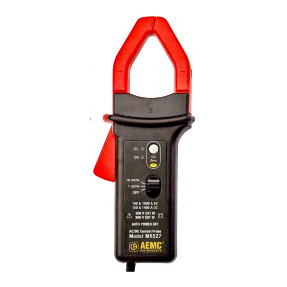 AEMC MR417 User Manual