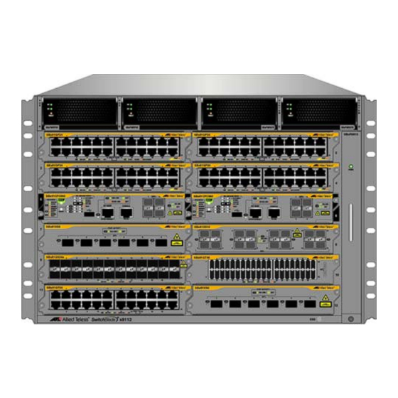 Allied Telesis SwitchBladex8112 Installation Manual