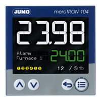 Jumo meroTRON 104 Manual