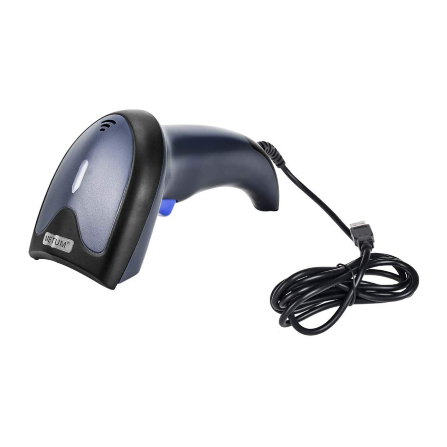 Netum W3 / M3 / M3S / L3 / L3S / D3500 - Wired usb CCD Scanner Manual