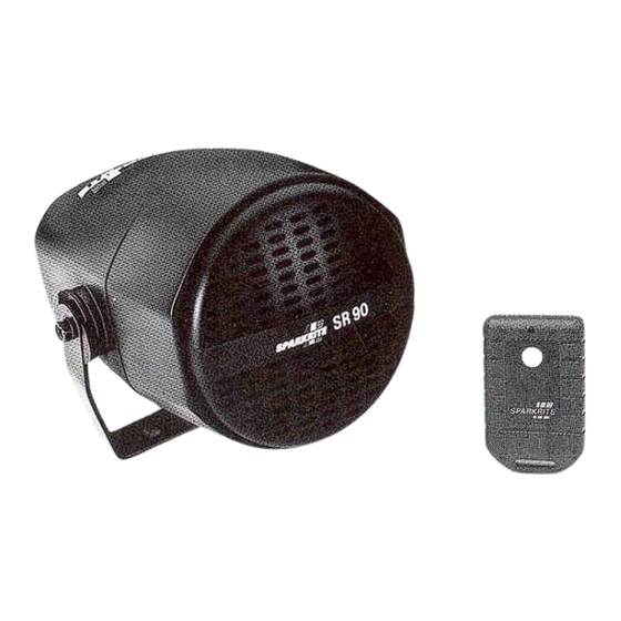 Sparkrite SR90 Instructions Manual