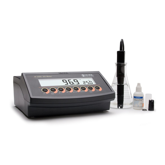 Hanna Instruments HI2400 Instruction Manual
