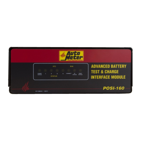 Auto Meter POSI-160OZR Operator's Manual