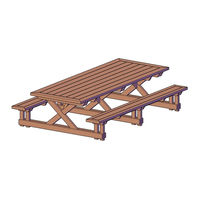 Forever Redwood CHRIS'S PICNIC TABLE Assembly Instructions Manual