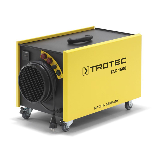 Trotec TAC 1500 Operating Manual