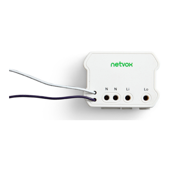 netvox ZigBee Z805A Manuals