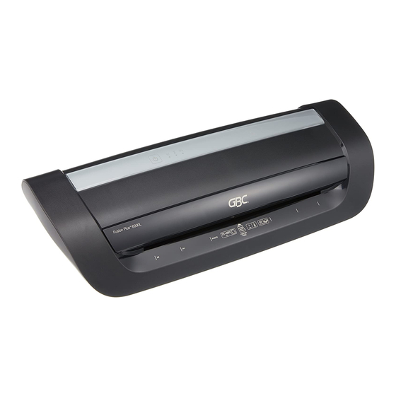 GBC FUSION 6000L Quick Start Manual