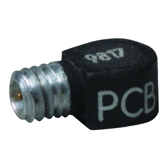 PCB Piezotronics P357A08 Installation And Operating Manual