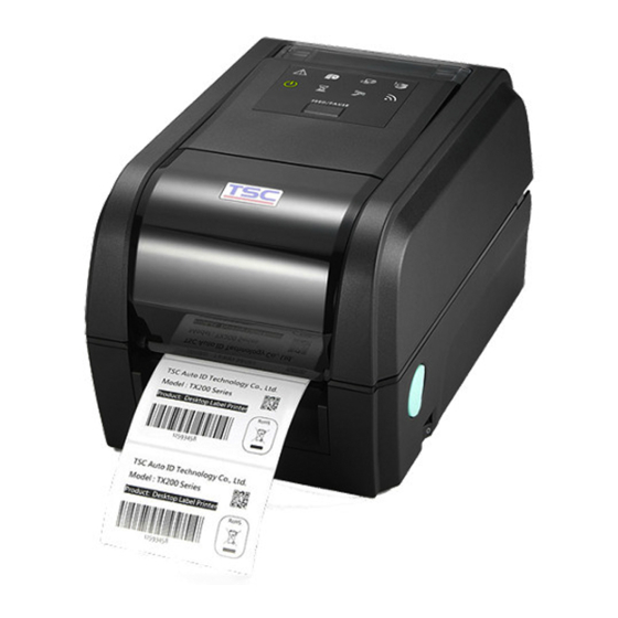 TSC PRINTONIX AUTO ID TX210 Series Service Manual