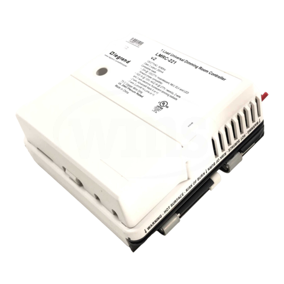 LEGRAND WATTSTOPPER LMRC221 INSTRUCTIONS Pdf Download ManualsLib