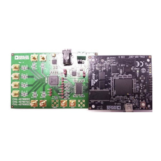 Analog Devices EVAL-AD7606SDZ User Manual