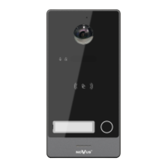 Novus Villa NVE-2W-EPV101P Installation Manual