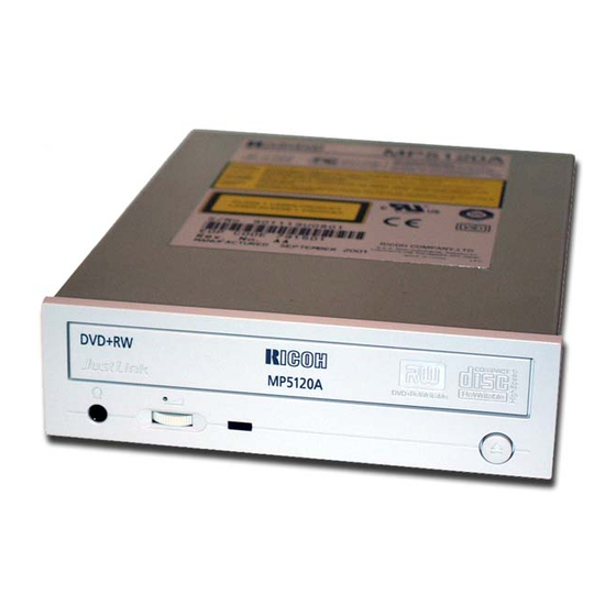 Ricoh MP5120A Manuals