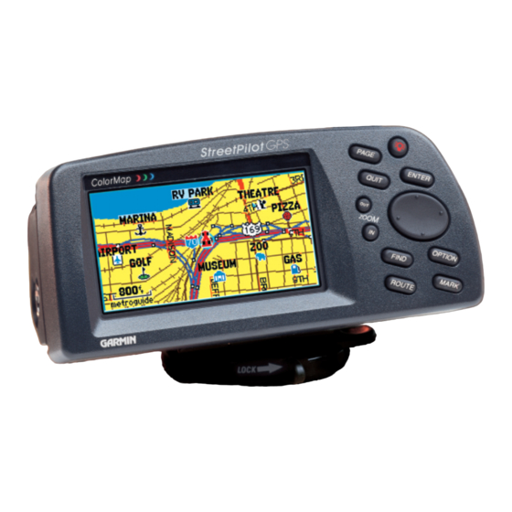 Garmin StreetPilot GPS StreetPilot GPS Reference Manual