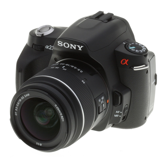 Sony DSLR-A230 Service Manual