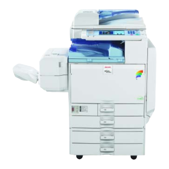 RICOH AFICIO MP C2500 SERIES SPECIFICATIONS Pdf Download | ManualsLib