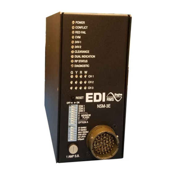 EDI NSM-3E Operation Manual