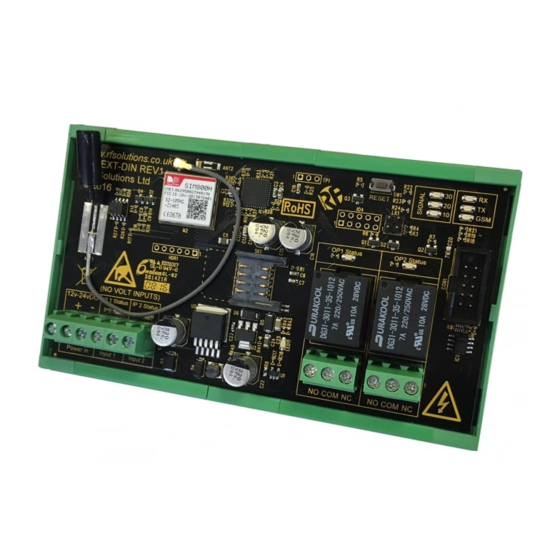 RF SOLUTIONS EZTEXT-DIN Manual