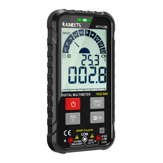 Kaiweets HT112B Manual