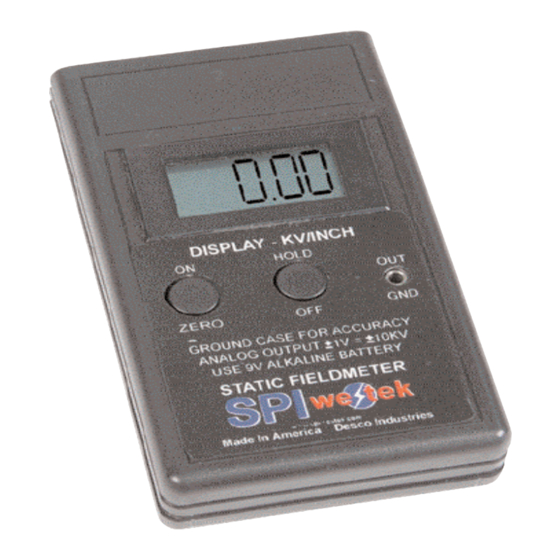 ESD SYSTEMS SPI Westek 95420 Operation And Maintenance Manual