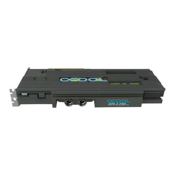 Alphacool NexXxoS GPX-A 290-M08 Instructions