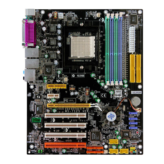 MSI Neo4 - K8N Platinum Motherboard User Manual