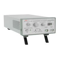 Thorlabs SA201 Operating Manual