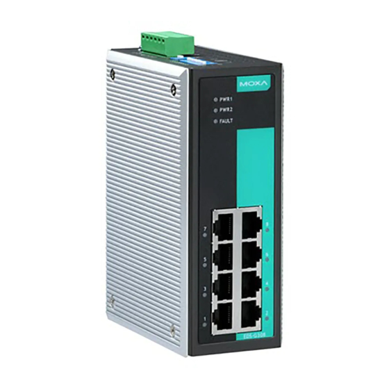 Moxa Technologies EDS-G308 Hardware Installation Manual