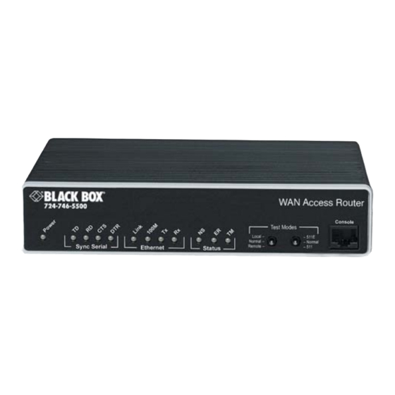 Black Box LR120A Manuals