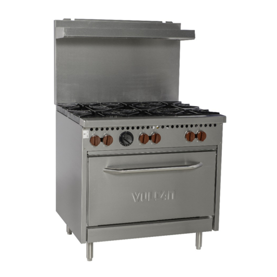 Vulcan-Hart SX Series Installation & Operation Manual