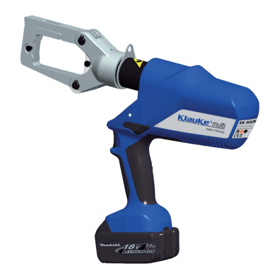 Textron Klauke EK 60UNV-L Instruction Manual