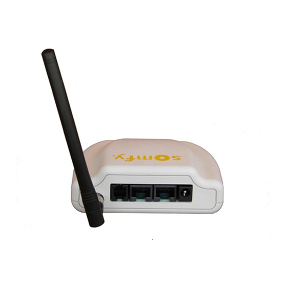 SOMFY 1810872 Manual