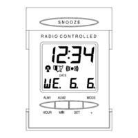 La Crosse Technology Radio-Controlled Travel Alarm Clock WT-2160 Instruction Manual